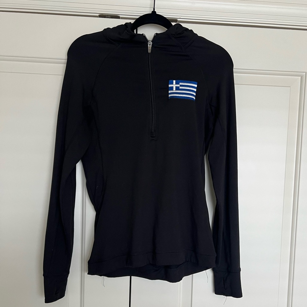 World Soccer Shop Team Greece 3/4 zip up light weight hoodie